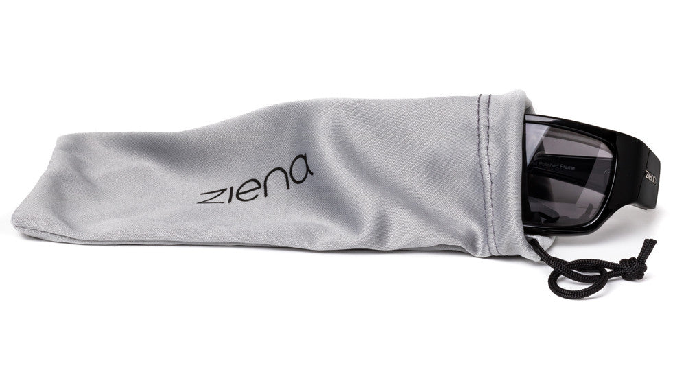 Ziena Microfiber Bag - 7eye by Panoptx - Motorcycle Sunglasses - Dry Eye Eyewear - Prescription Safety Glasses