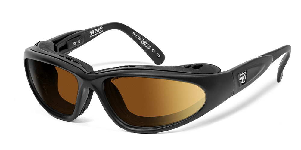 Cape-RX - 7eye by Panoptx - Motorcycle Sunglasses - Dry Eye Eyewear - Prescription Safety Glasses