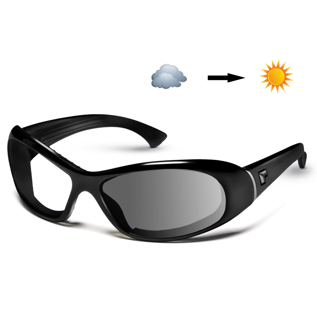 Zephyr - 7eye by Panoptx - Motorcycle Sunglasses - Dry Eye Eyewear - Prescription Safety Glasses