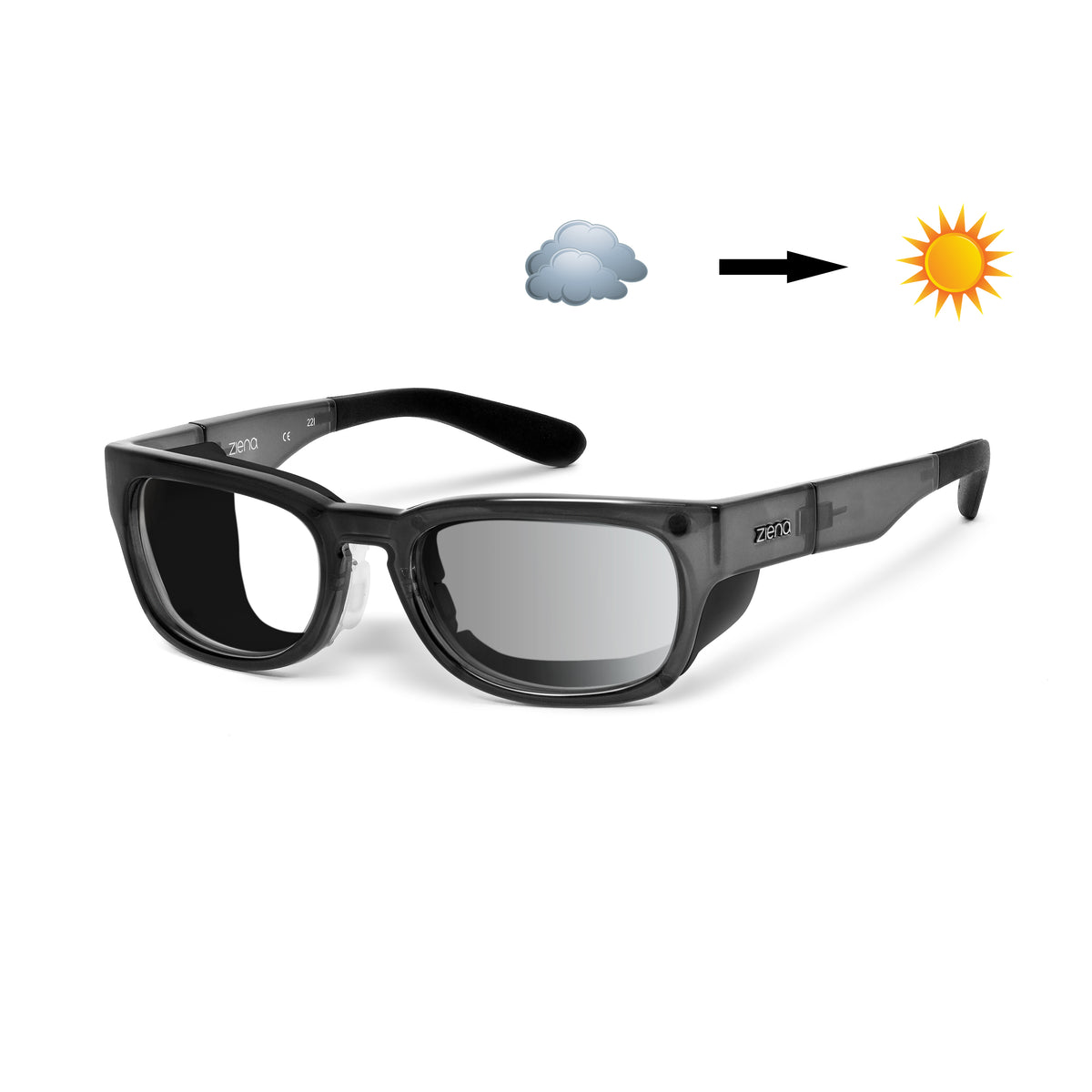 Kai - Rx - 7eye by Panoptx - Motorcycle Sunglasses - Dry Eye Eyewear - Prescription Safety Glasses
