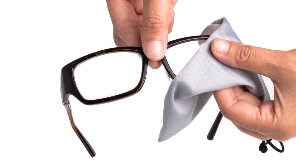 Ziena Microfiber Cloth - 7eye by Panoptx - Motorcycle Sunglasses - Dry Eye Eyewear - Prescription Safety Glasses