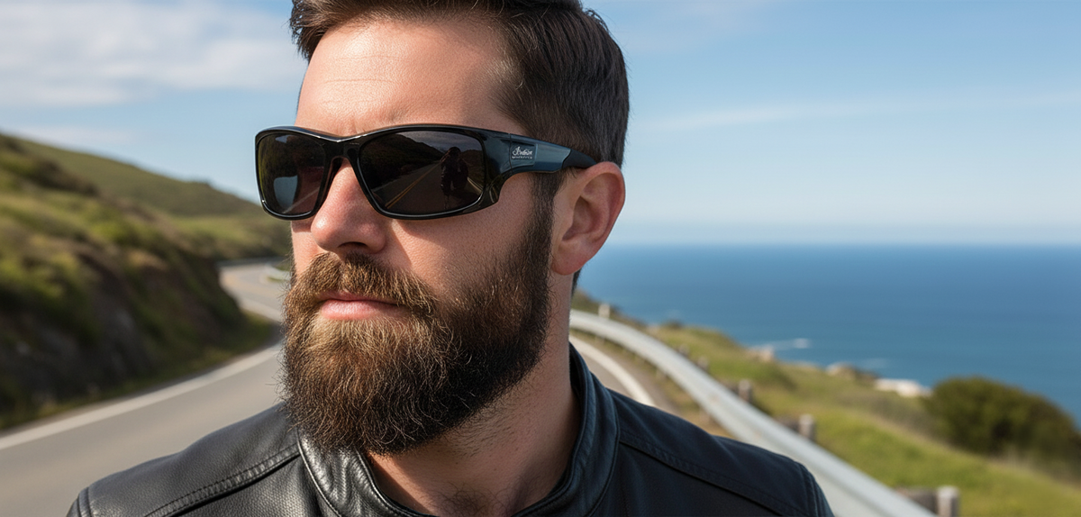 Atira RX - 7eye by Panoptx - Motorcycle Sunglasses - Dry Eye Eyewear - Prescription Safety Glasses