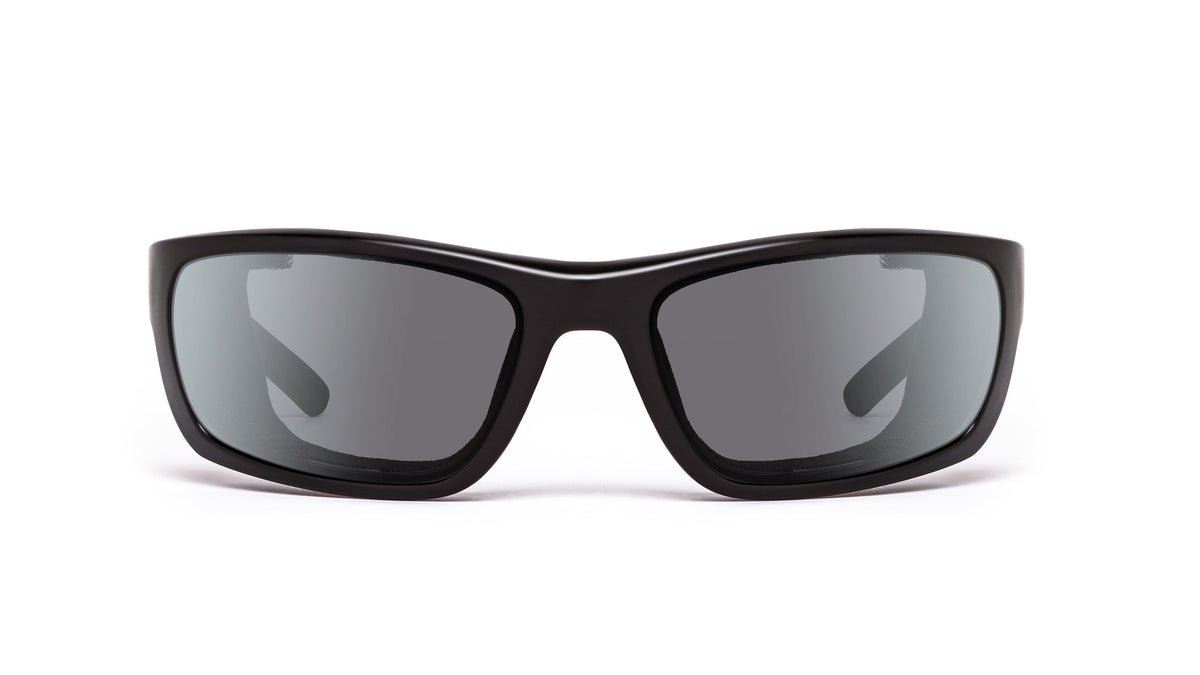 Demeter RX - 7eye by Panoptx - Motorcycle Sunglasses - Dry Eye Eyewear - Prescription Safety Glasses - Matte Black