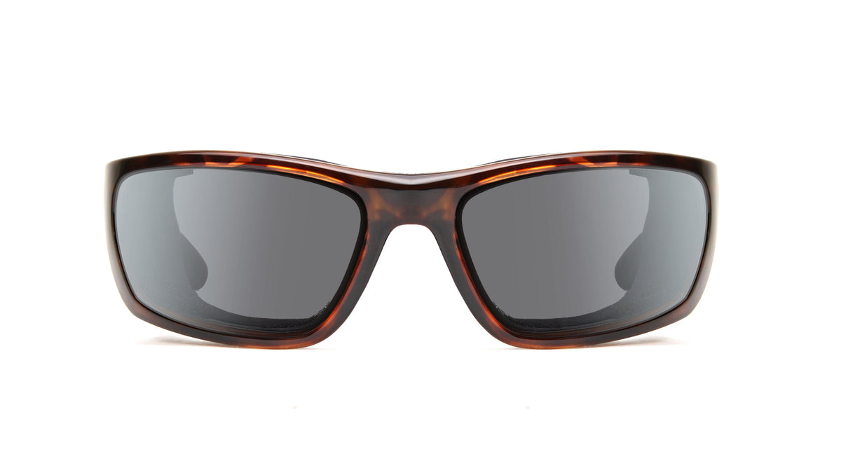 Demeter RX - 7eye by Panoptx - Motorcycle Sunglasses - Dry Eye Eyewear - Prescription Safety Glasses - Tortoise