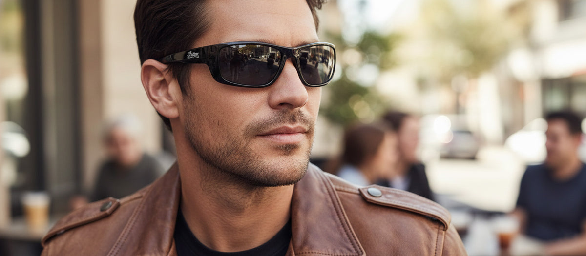 Demeter RX - 7eye by Panoptx - Motorcycle Sunglasses - Dry Eye Eyewear - Prescription Safety Glasses - Glossy Black