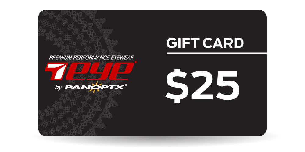 7eye Gift Card - 7eye by Panoptx - Motorcycle Sunglasses - Dry Eye Eyewear - Prescription Safety Glasses