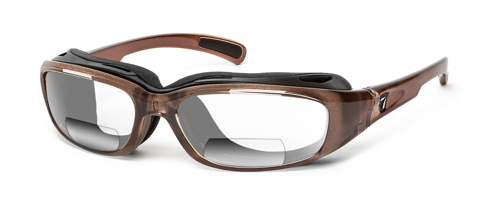 Churada - Bifocal Reader - 7eye by Panoptx - Motorcycle Sunglasses - Dry Eye Eyewear - Prescription Safety Glasses