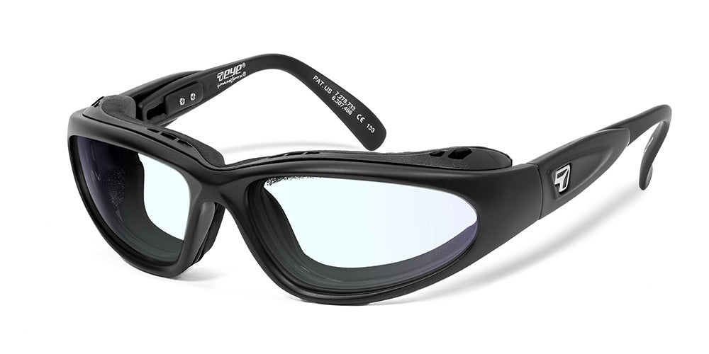Cape - 7eye by Panoptx - Motorcycle Sunglasses - Dry Eye Eyewear - Prescription Safety Glasses