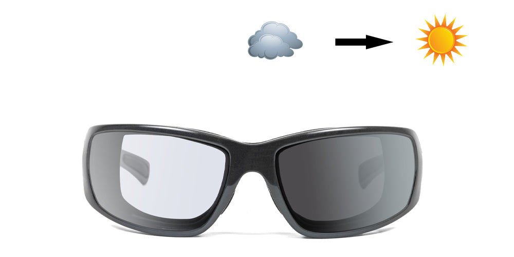 Taku Plus - 7eye by Panoptx - Motorcycle Sunglasses - Dry Eye Eyewear - Prescription Safety Glasses