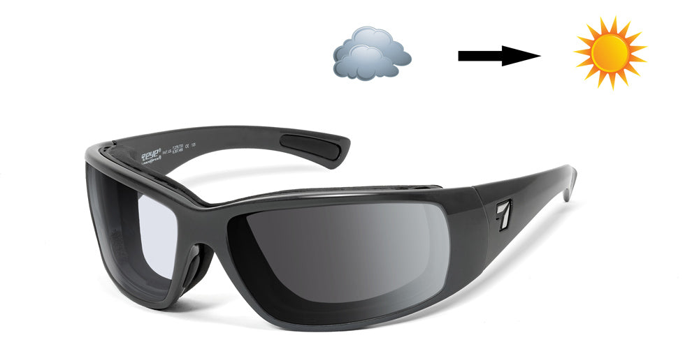 Taku Plus - 7eye by Panoptx - Motorcycle Sunglasses - Dry Eye Eyewear - Prescription Safety Glasses