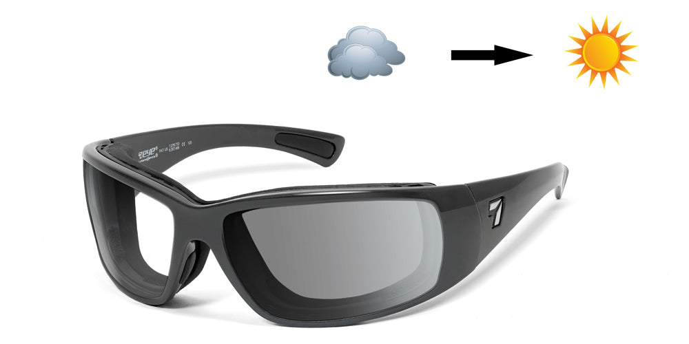 Taku Plus - 7eye by Panoptx - Motorcycle Sunglasses - Dry Eye Eyewear - Prescription Safety Glasses