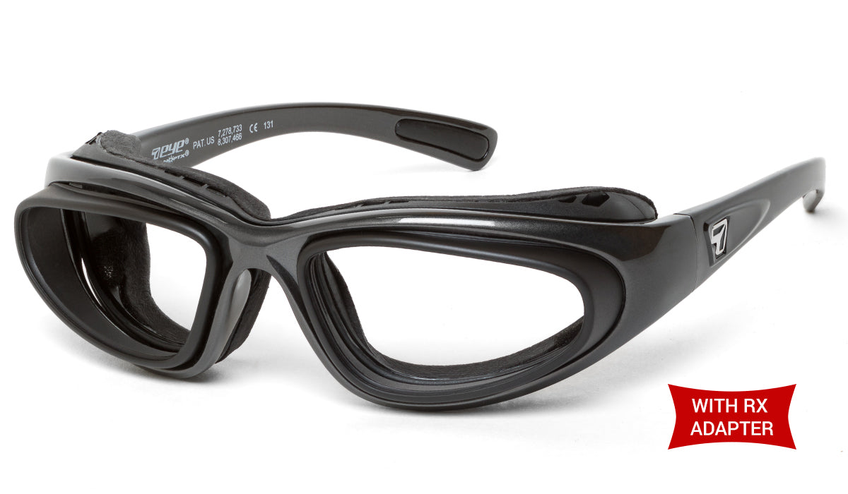 Bora High Prescription Range - 7eye by Panoptx - Motorcycle Sunglasses - Dry Eye Eyewear - Prescription Safety Glasses