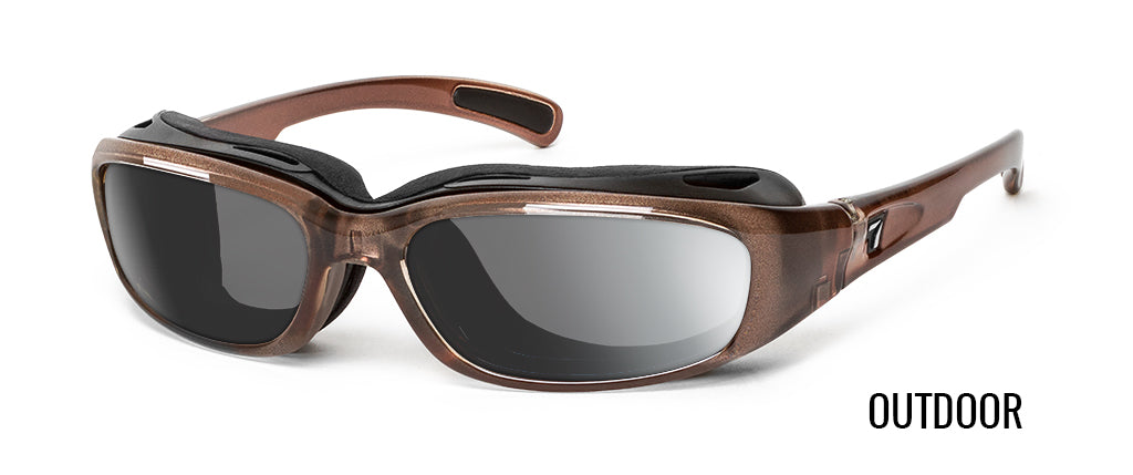 Churada - Rx - 7eye by Panoptx - Motorcycle Sunglasses - Dry Eye Eyewear - Prescription Safety Glasses